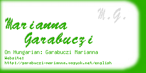 marianna garabuczi business card